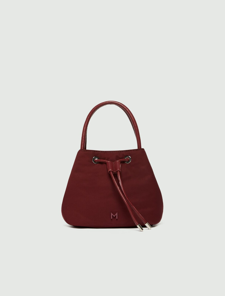 petit sac seau - bordeaux
