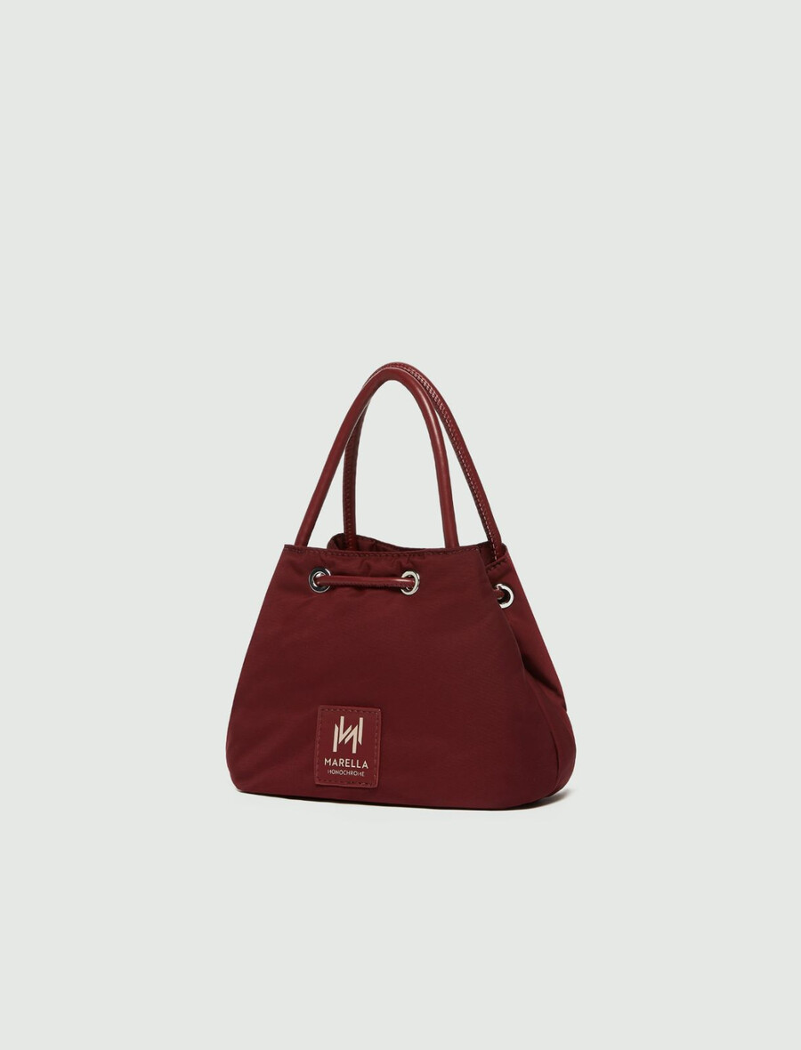 petit sac seau - bordeaux