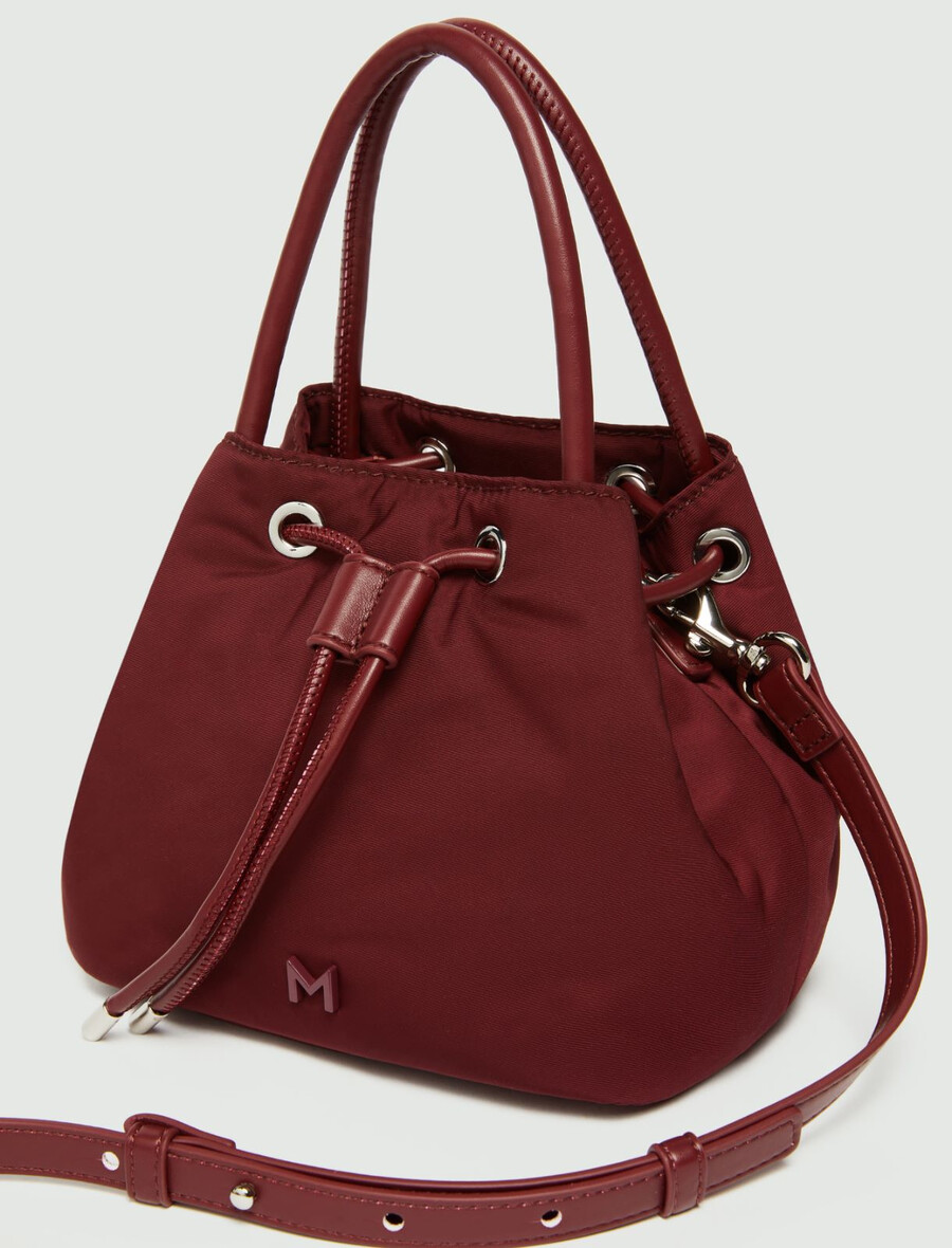 petit sac seau - bordeaux