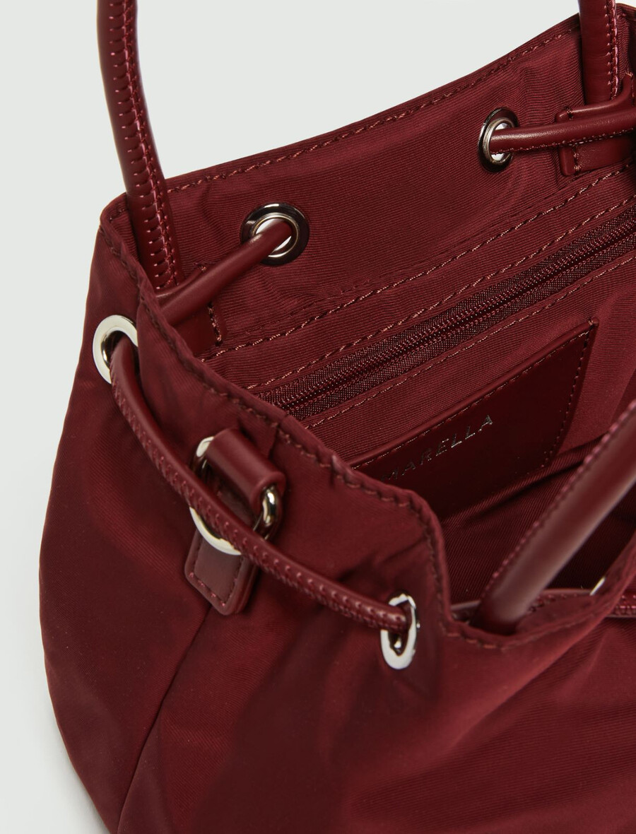 petit sac seau - bordeaux