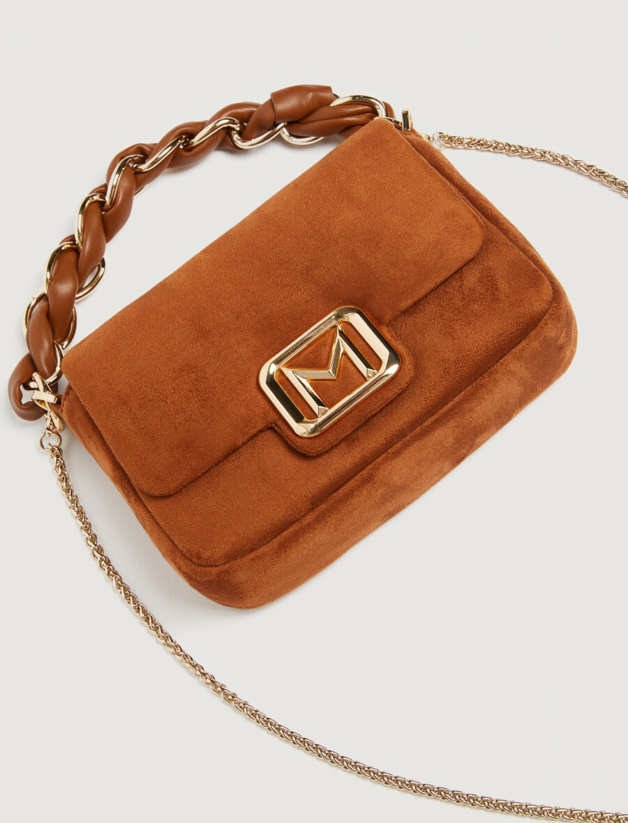 le muse petit sac en daim - tabac