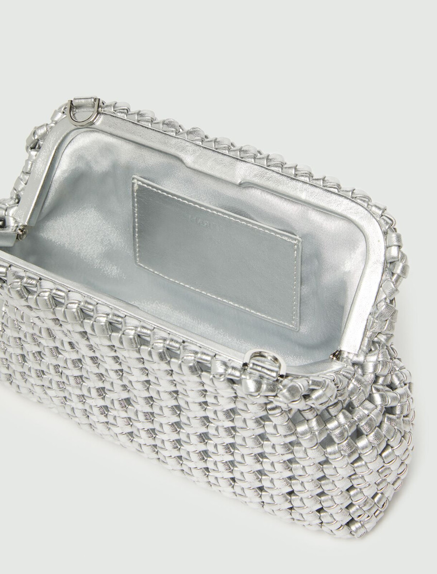 pochette élégante et compacte - argent