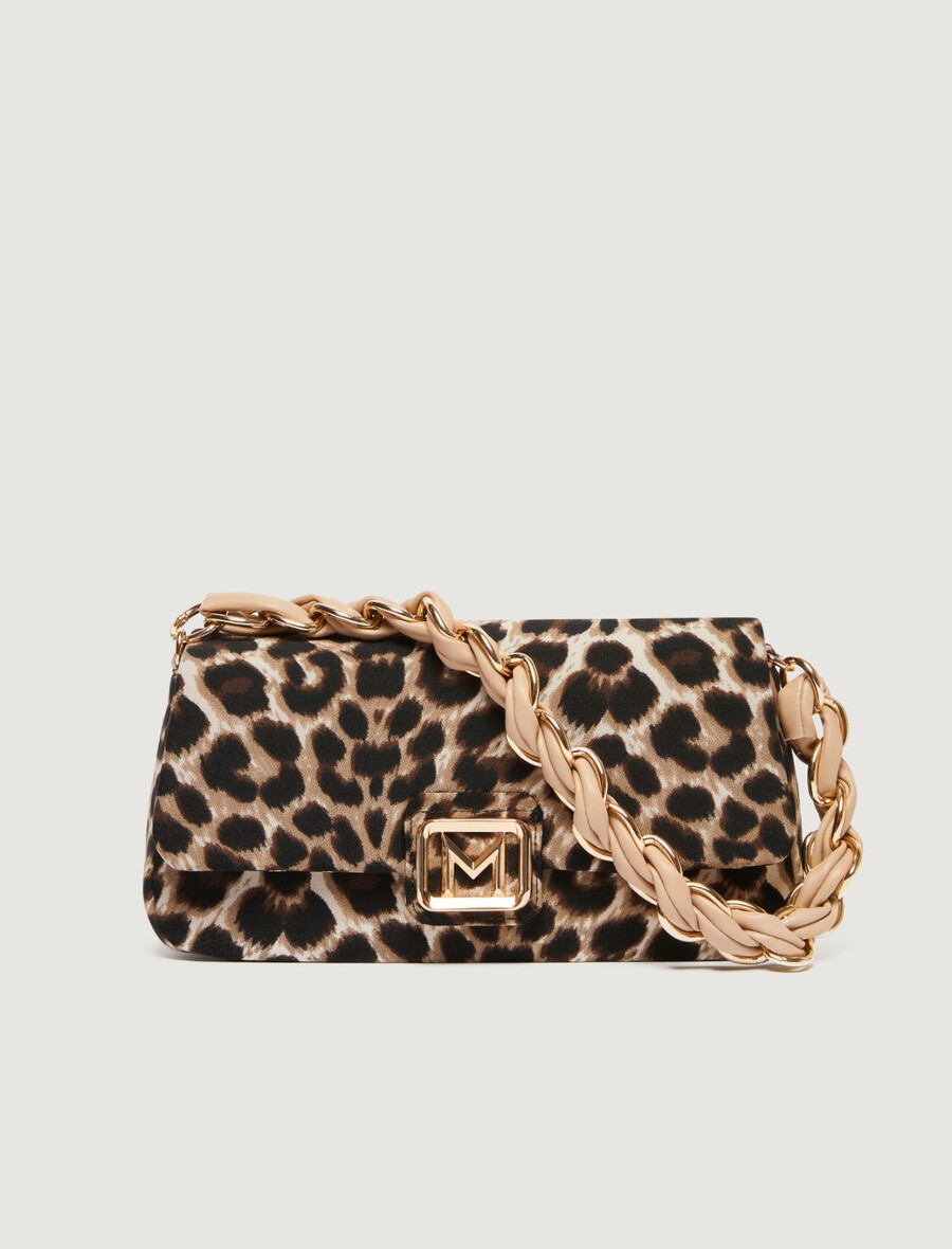 sac le muse moyen en tissu à pois - beige nuanciÉ