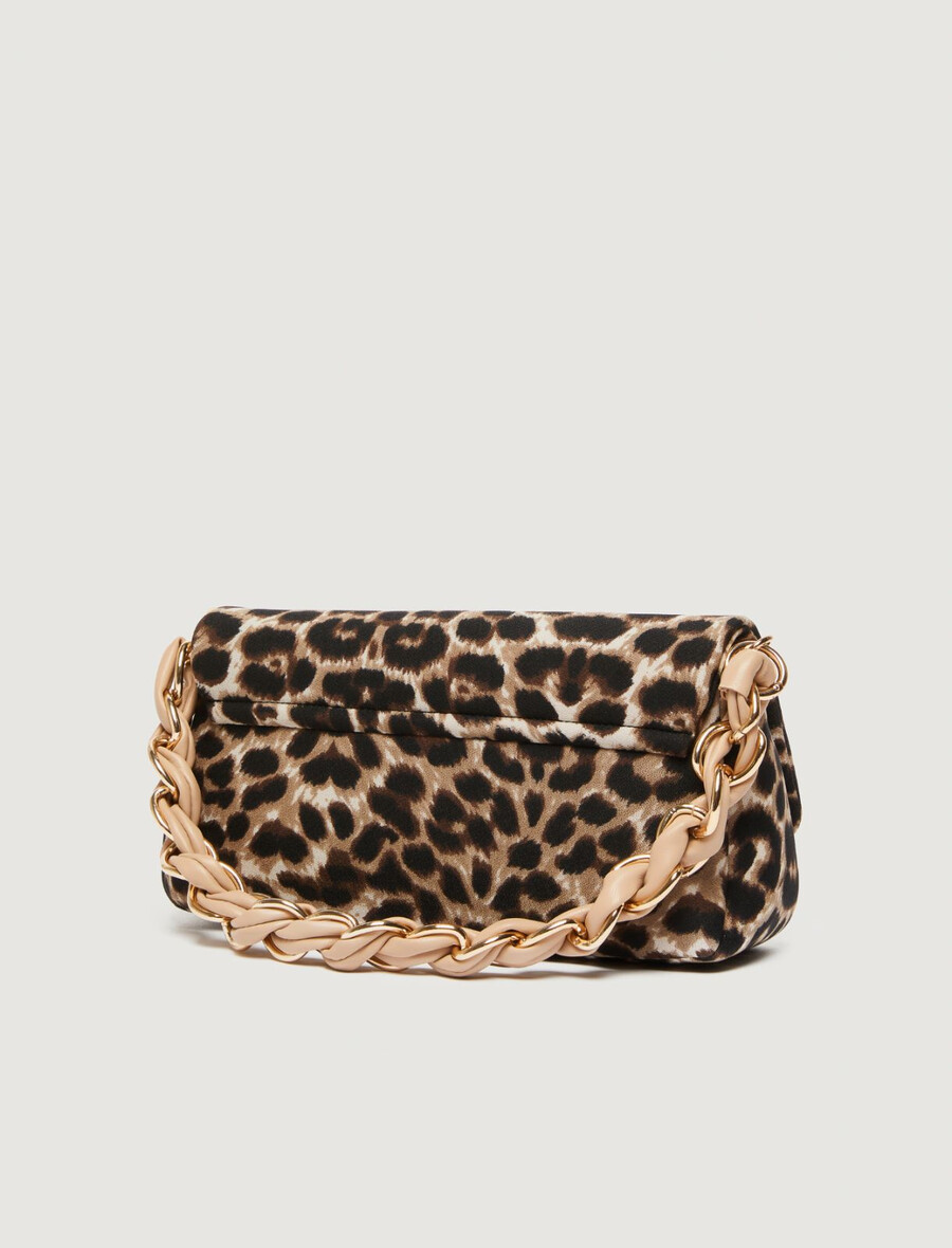 sac le muse moyen en tissu à pois - beige nuanciÉ