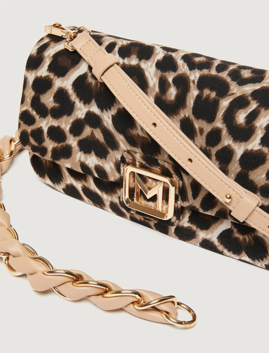 sac le muse moyen en tissu à pois - beige nuanciÉ