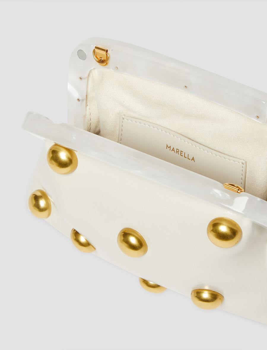 petite pochette en cuir - ice