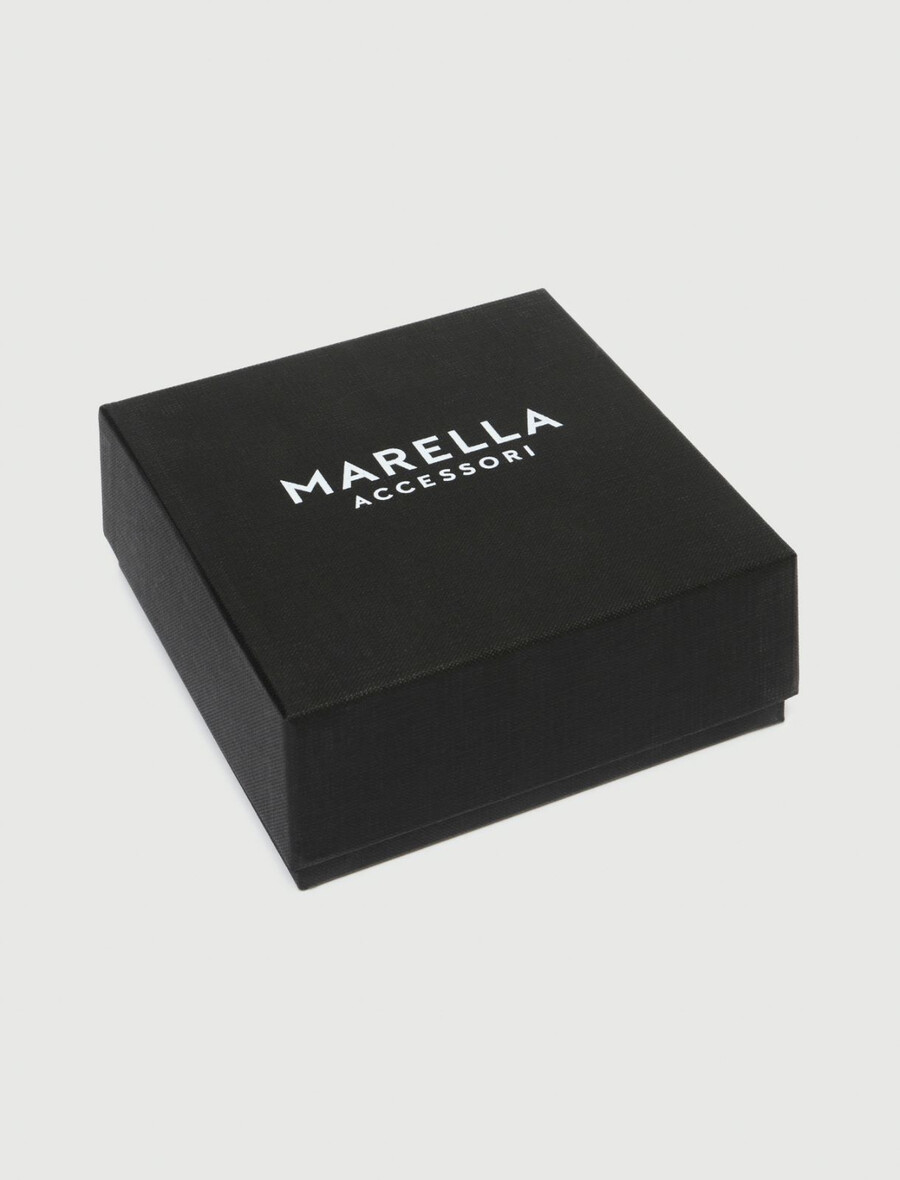 ceinture à boucle dorée - dark bown