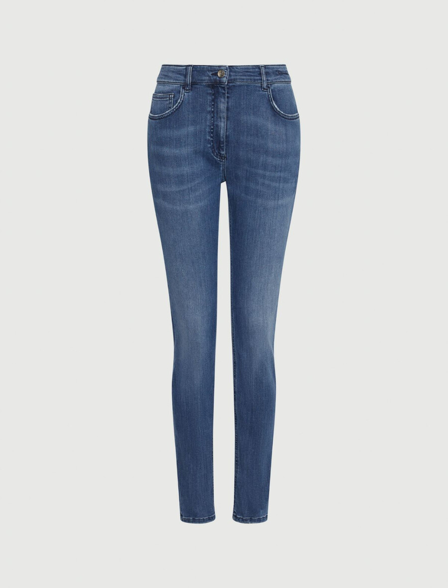 jeans skinny - jeans bleu