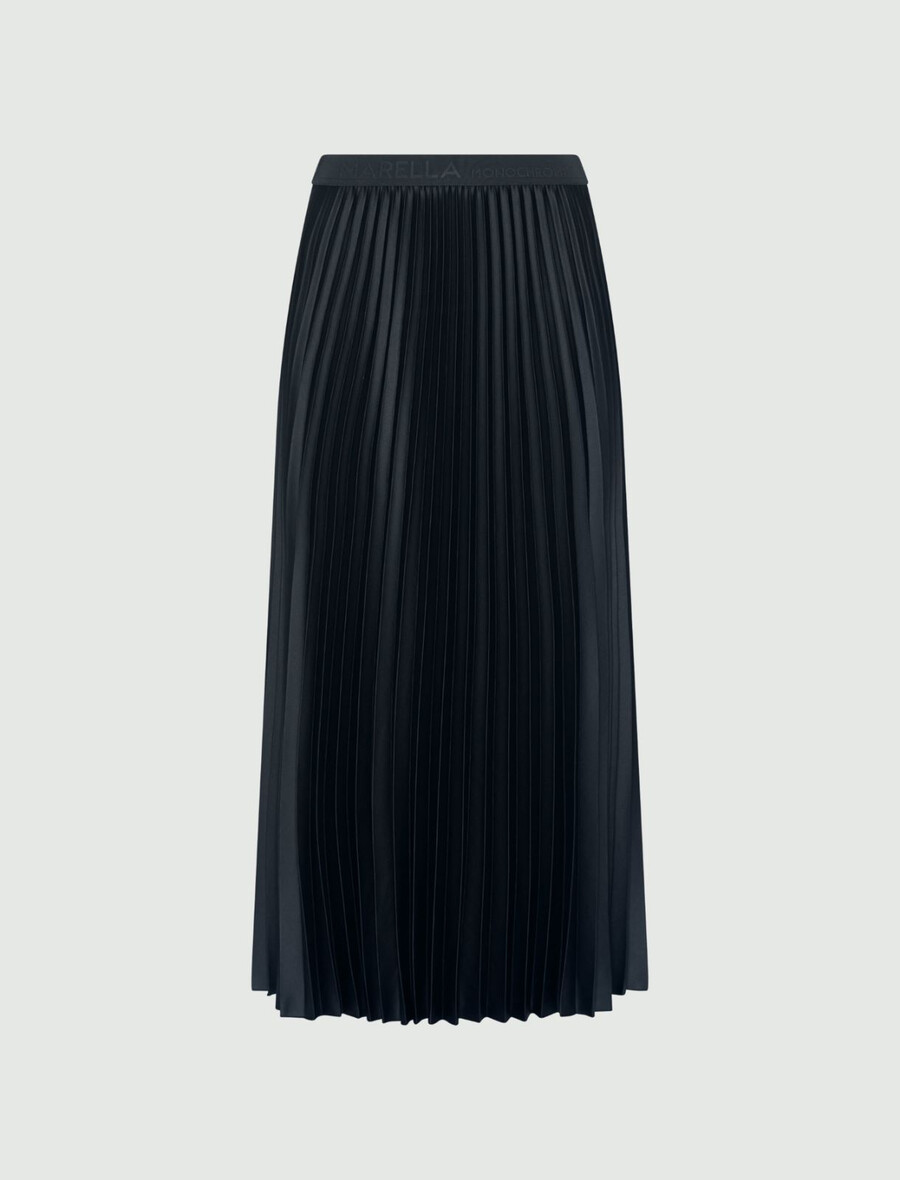 jupe plissée - gris foncÉ