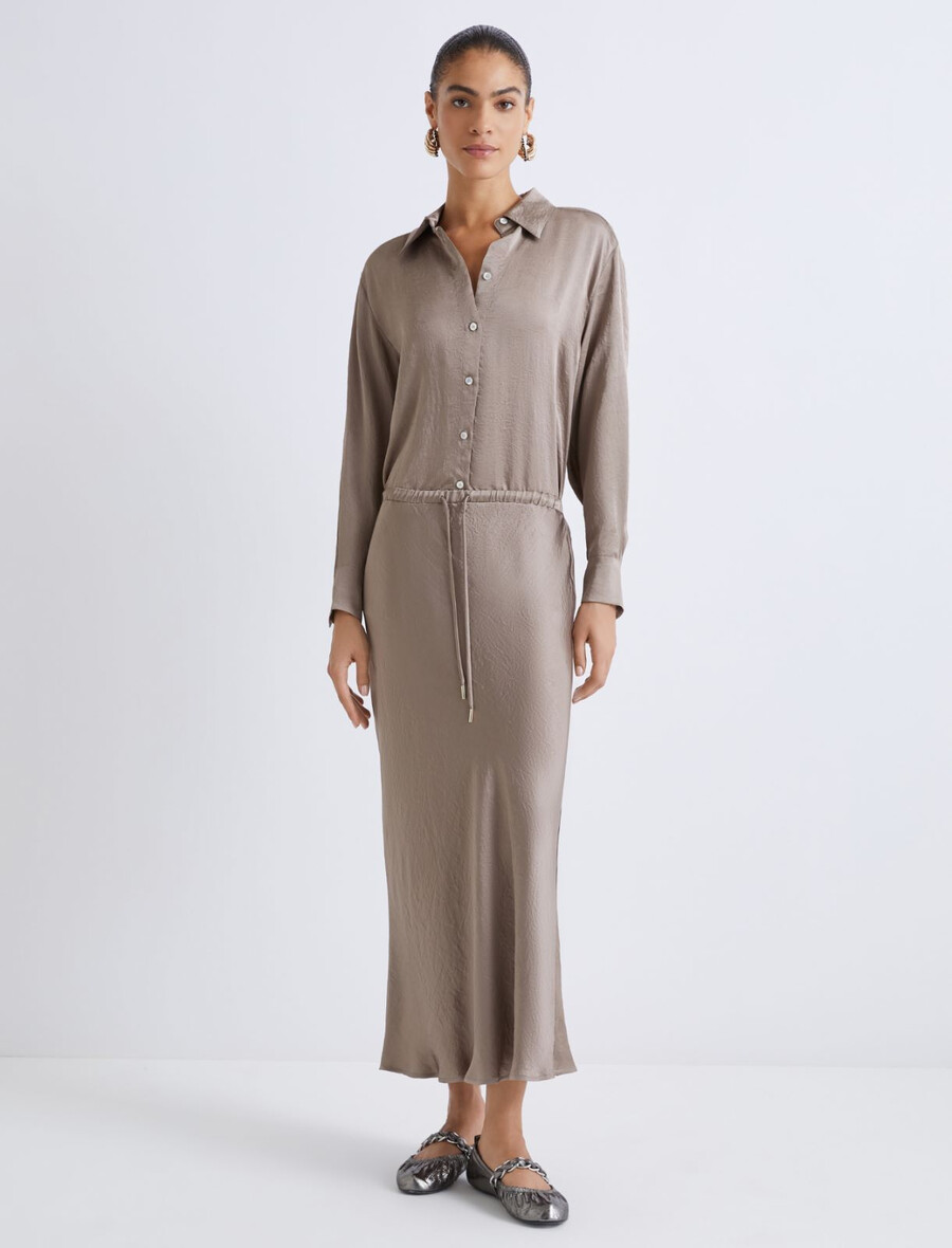 jupe mi-mollet - mud