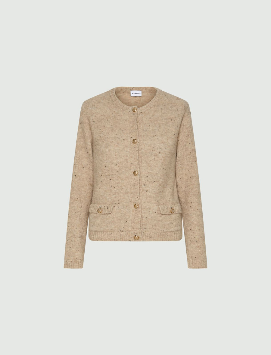 gilet à poches - camel