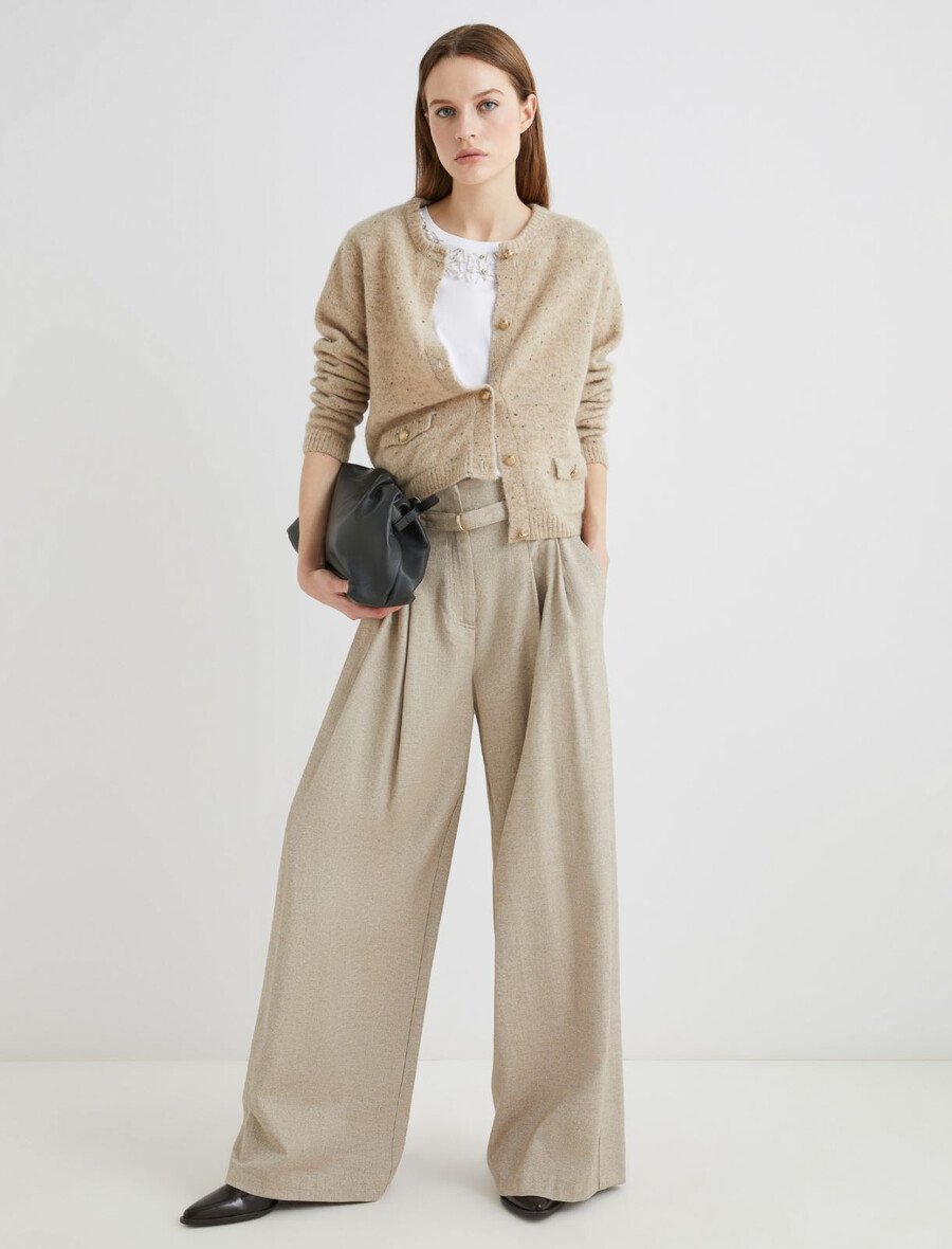 gilet à poches - camel