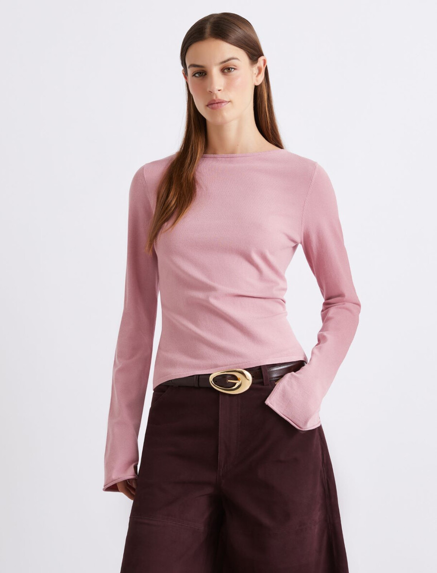 pull en viscose - hydrangea
