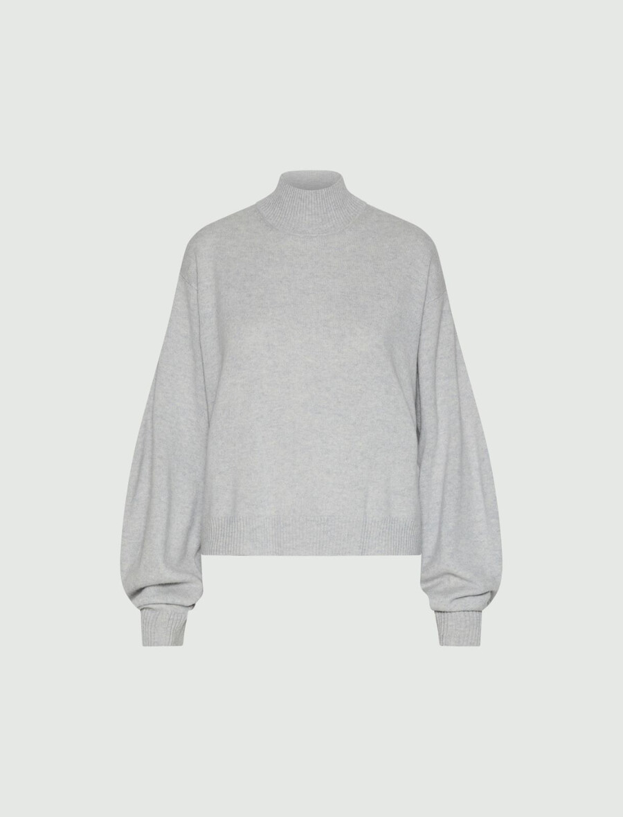 pull en cachemire à col roulé - pearl