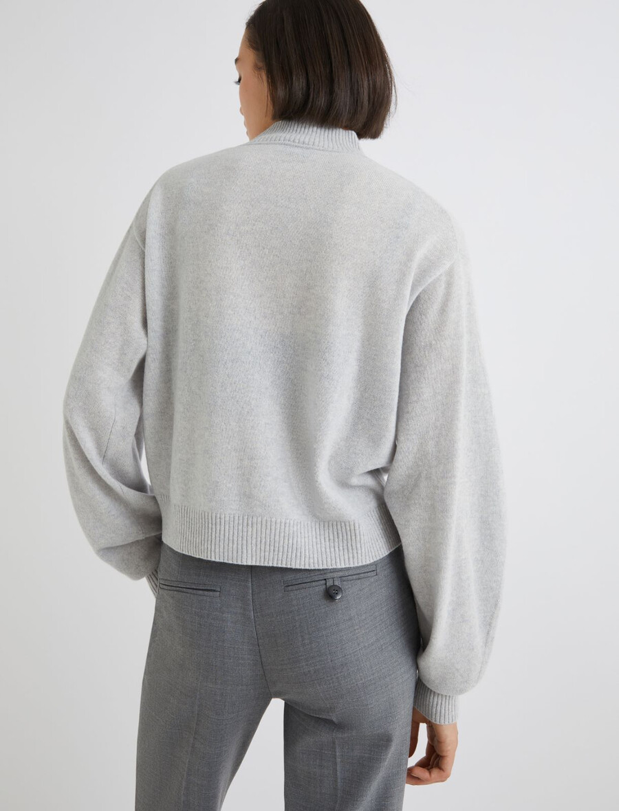 pull en cachemire à col roulé - pearl