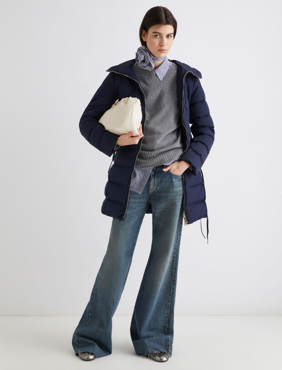 pull oversize en cachemire mélangé - gris moyen