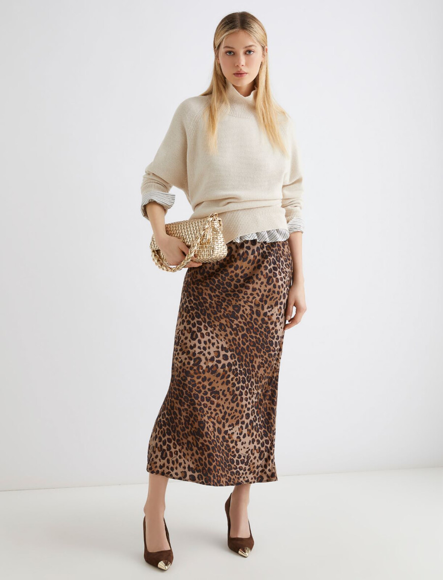 pull oversize en laine et cachemire - ivoire