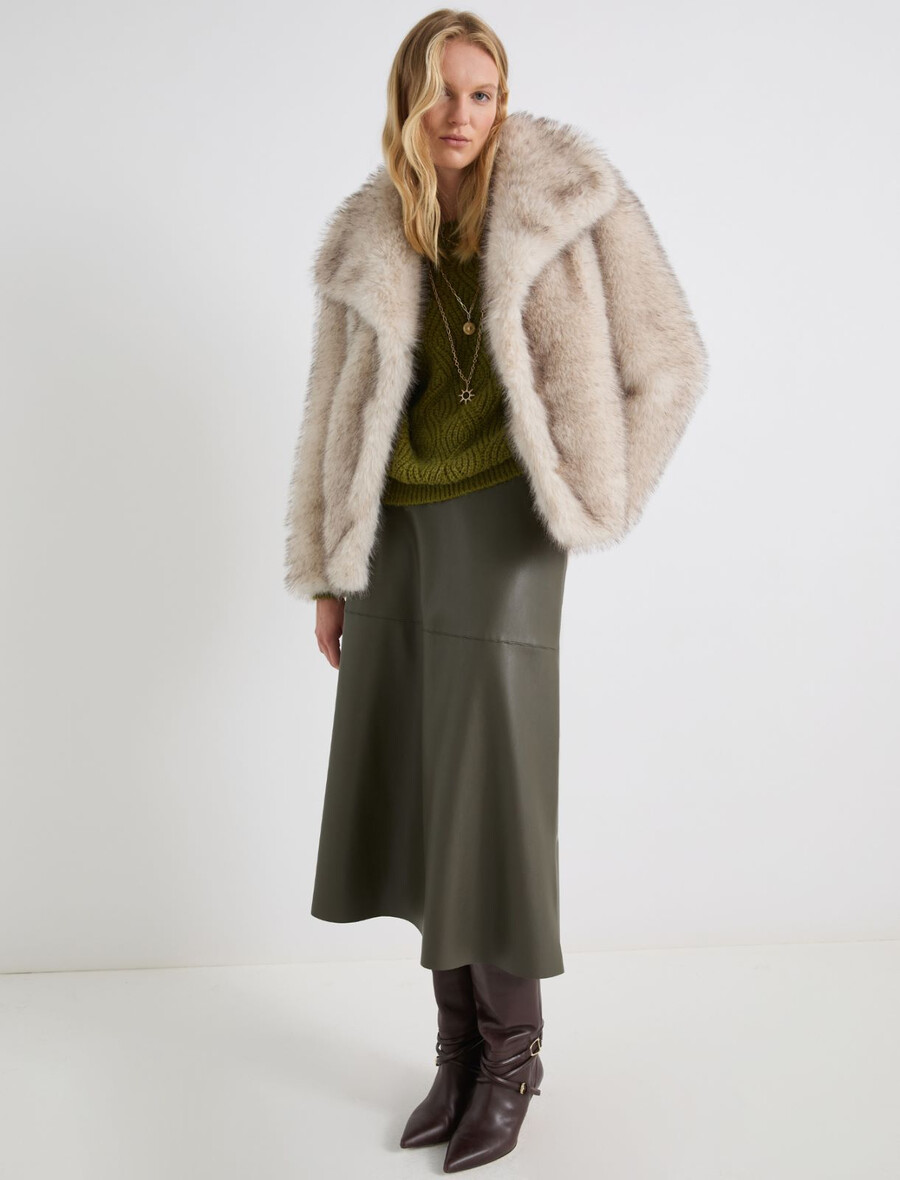 pull en laine mélangée dalpaga - vert pomme