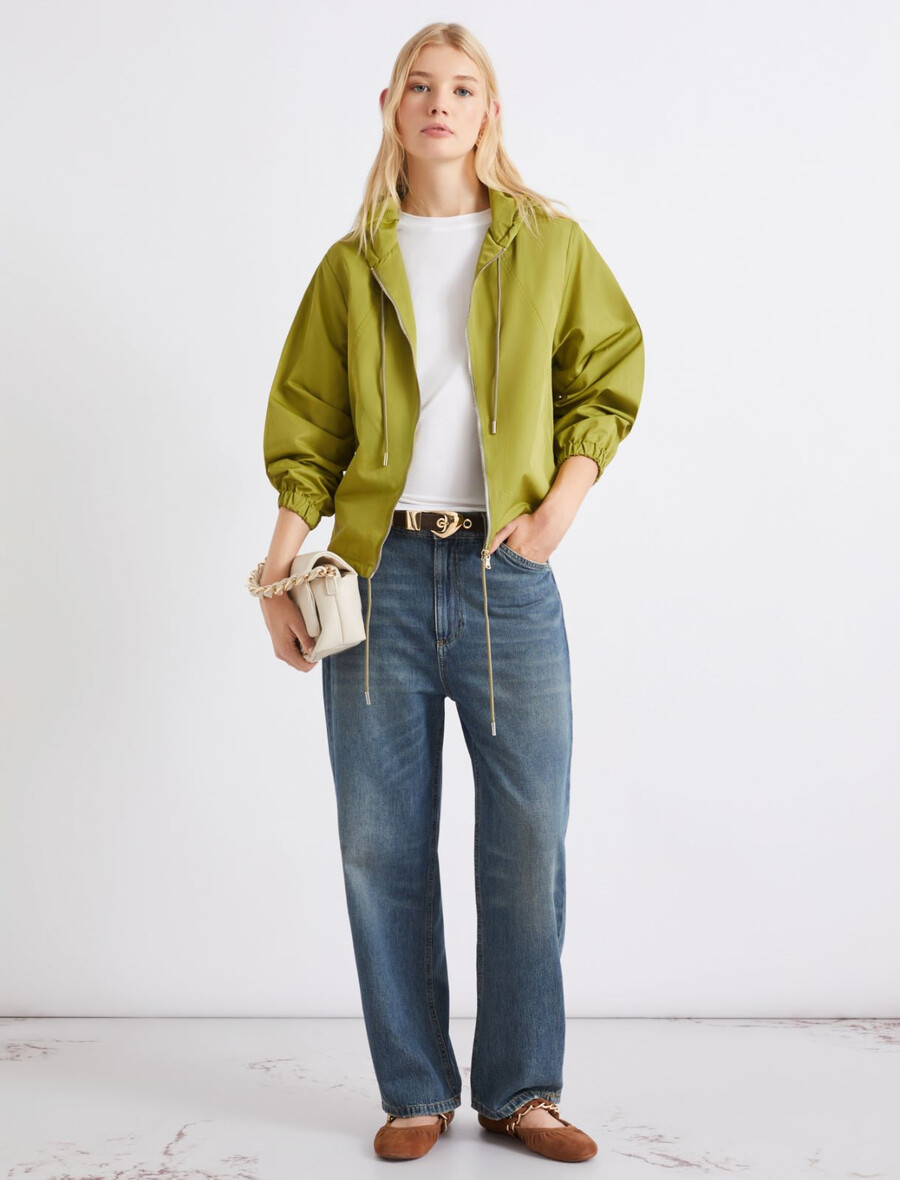 imperméable léger en sergé déperlant - vert