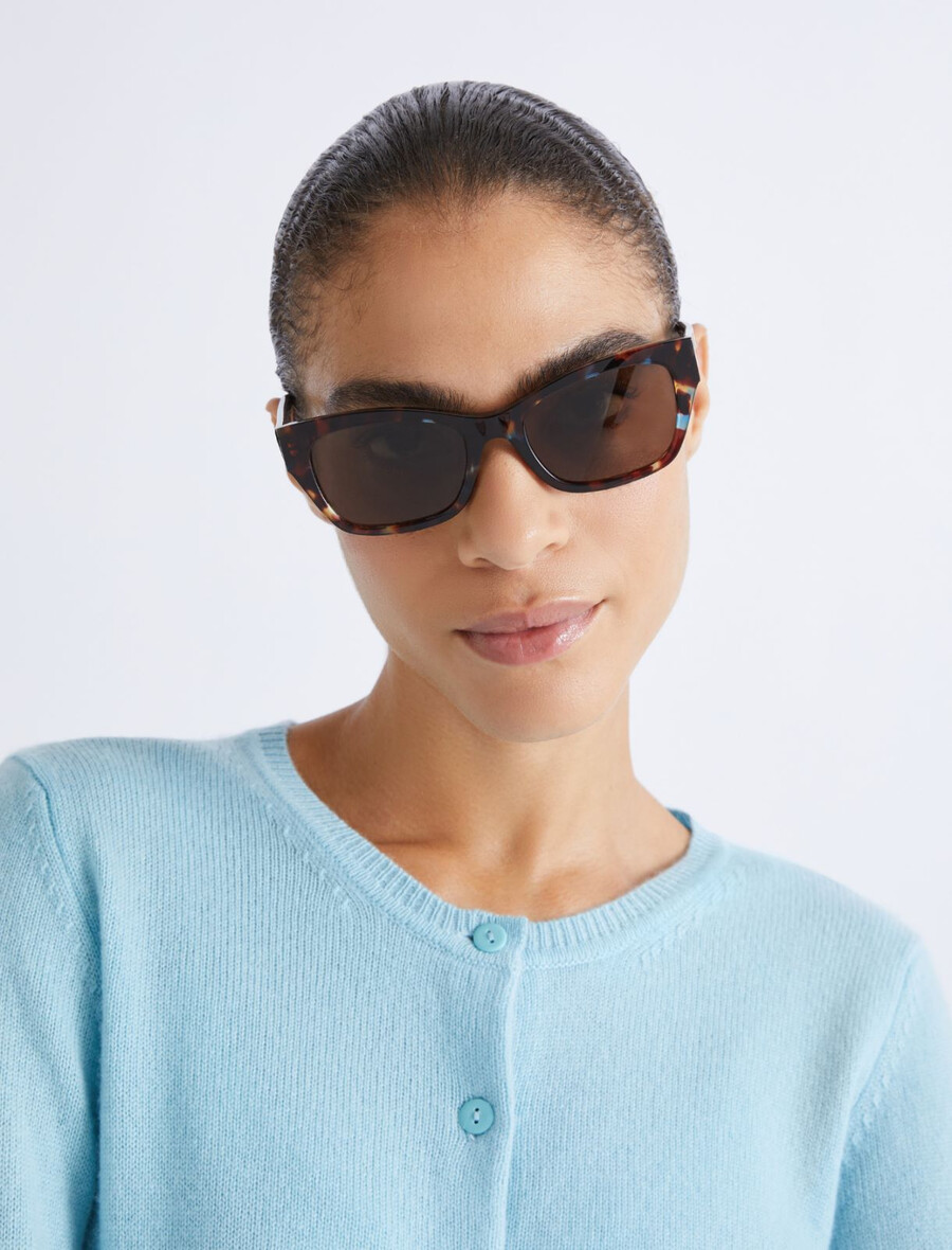 lunettes de soleil œil-de-chat - dark turtle