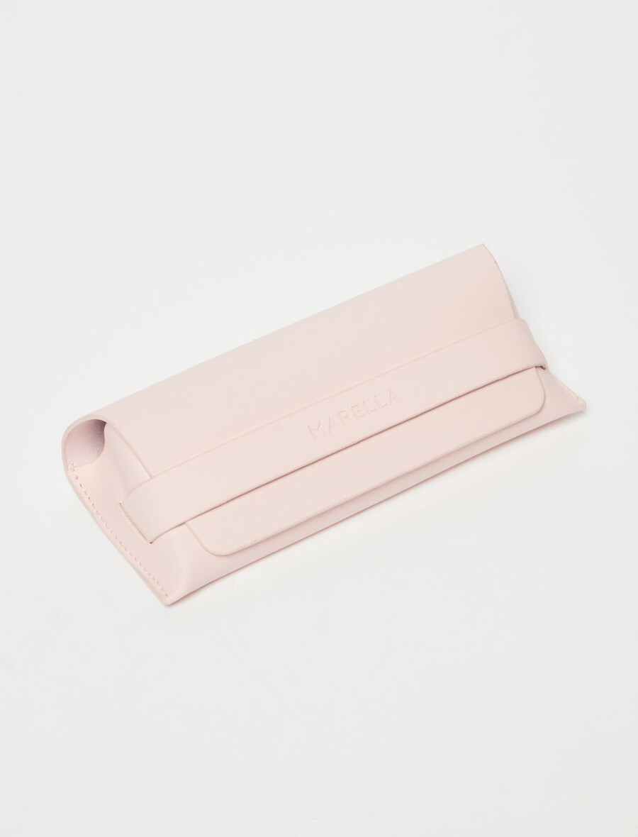 lunettes de soleil carrées - blanc optique