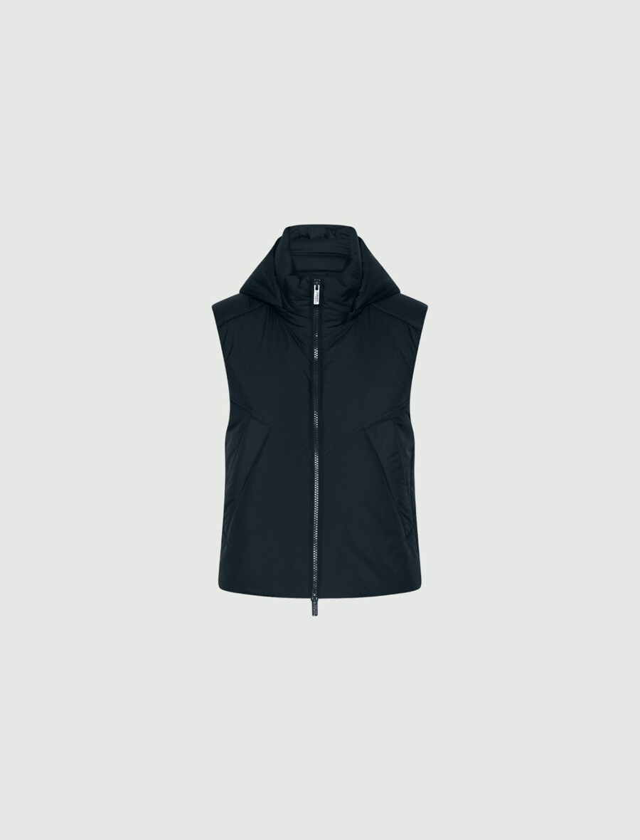 gilet matelassé - gris foncÉ