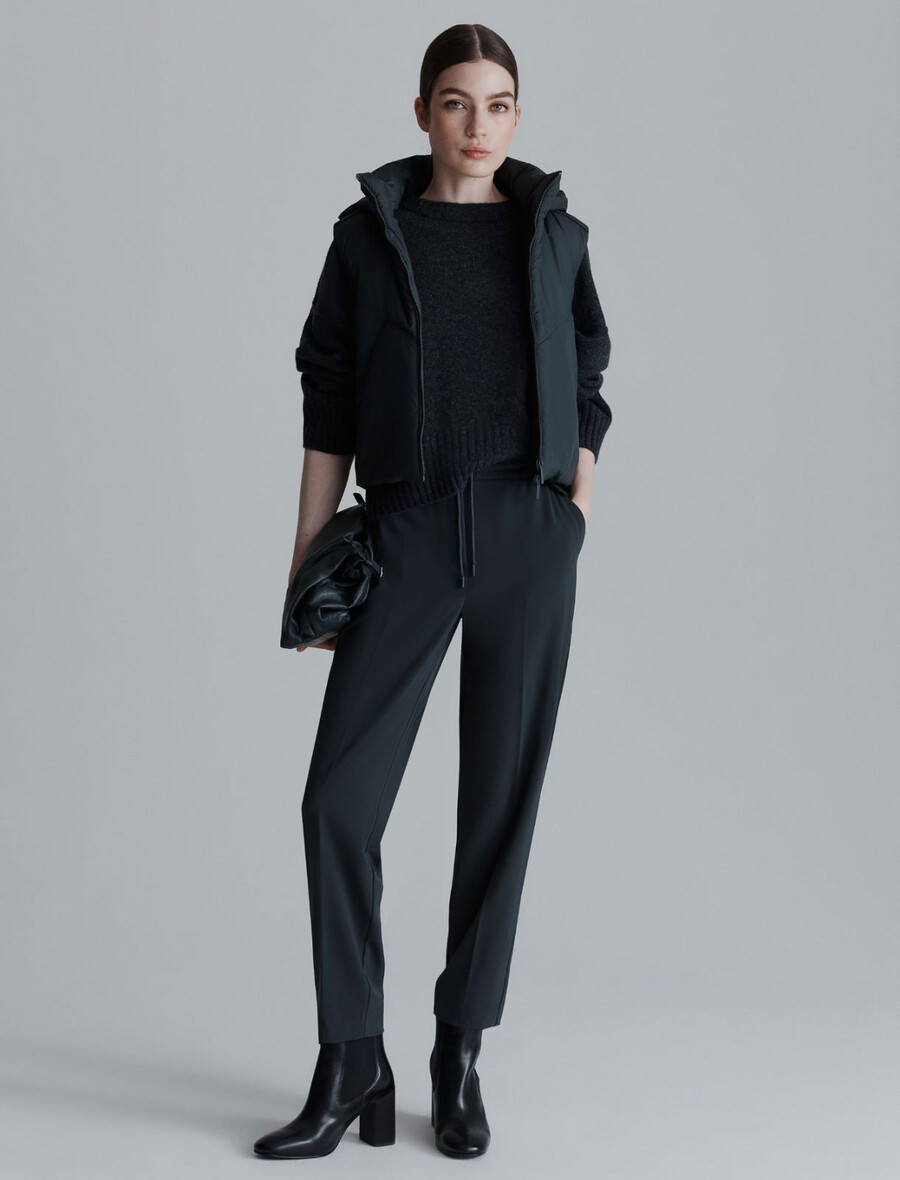 gilet matelassé - gris foncÉ