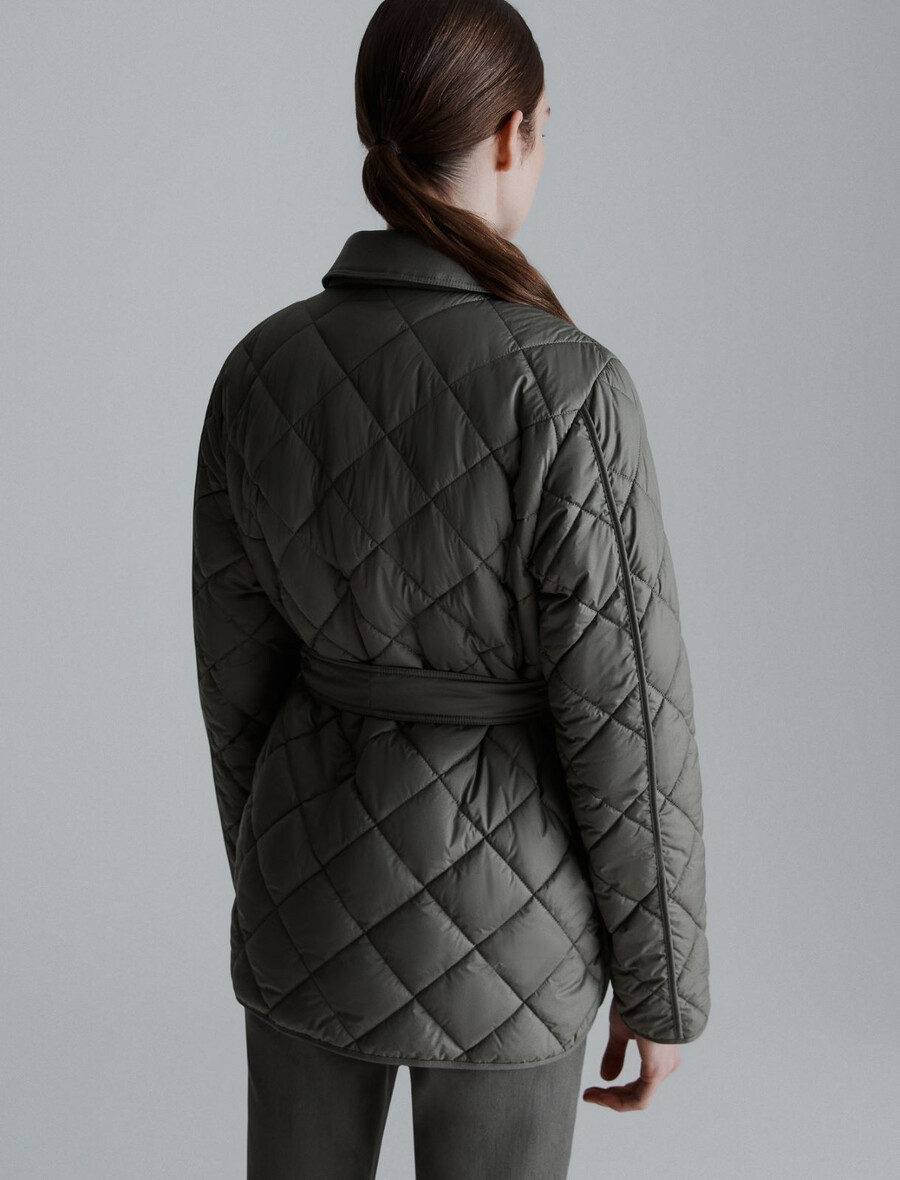 veste matelassée et rembourrée - olive