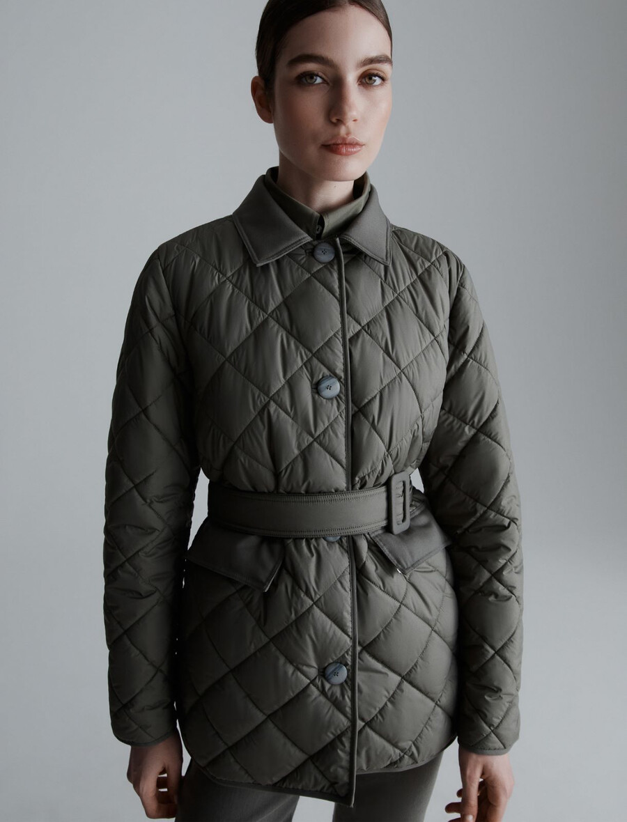 veste matelassée et rembourrée - olive