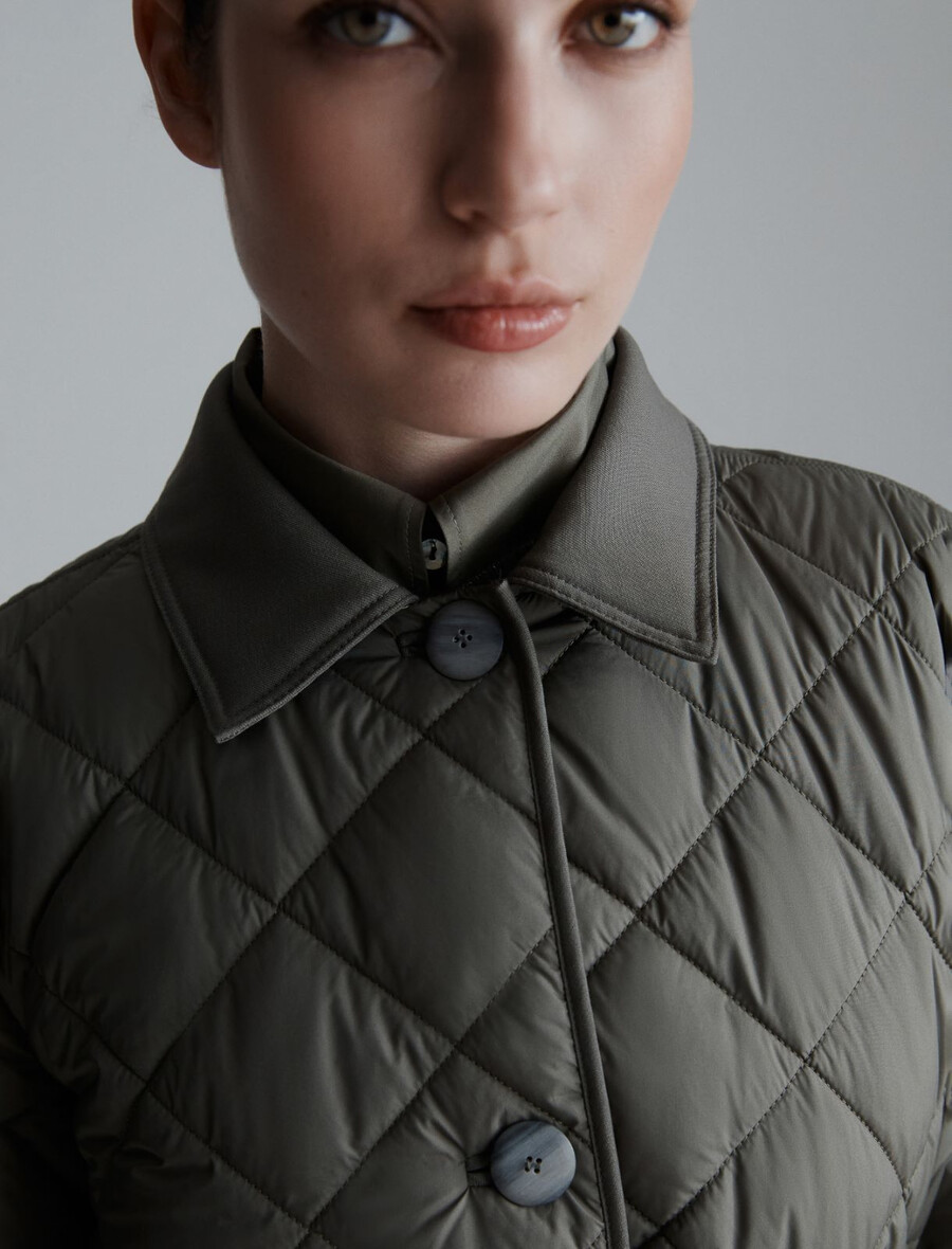 veste matelassée et rembourrée - olive