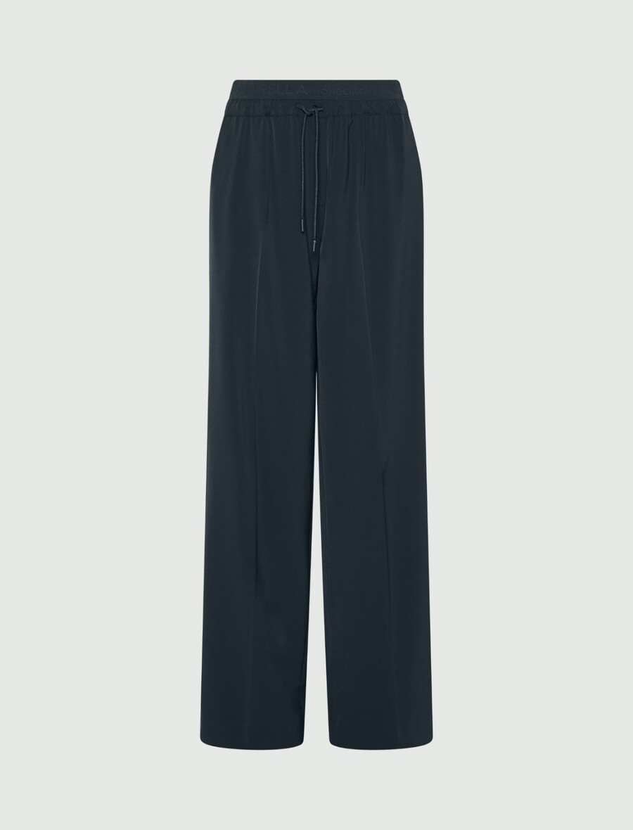 pantalon à cordon - gris foncÉ