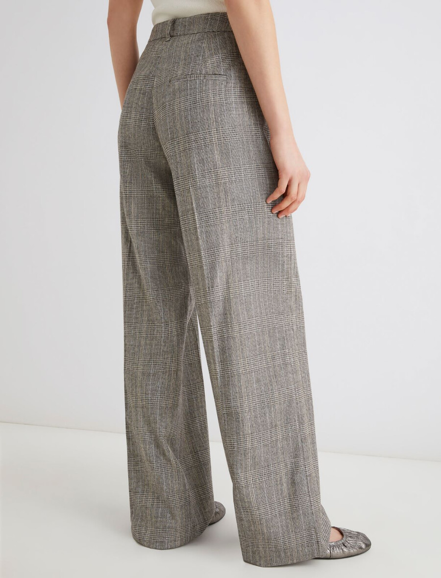 pantalon en flanelle - gris clair