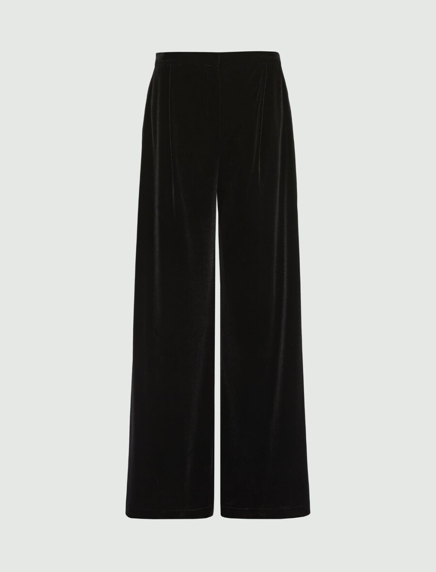 pantalon en velours - noir
