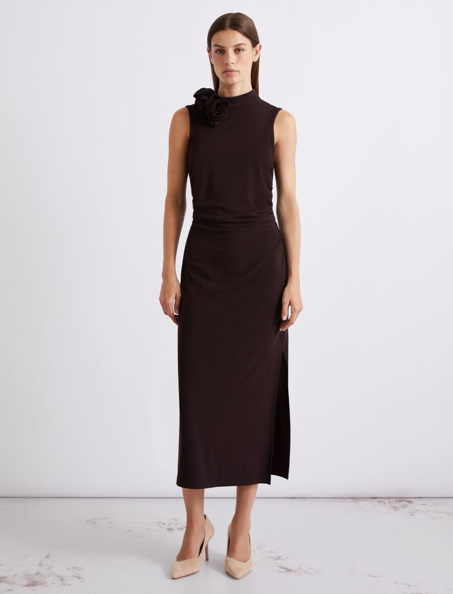 robe sans manches en jersey - violet foncé