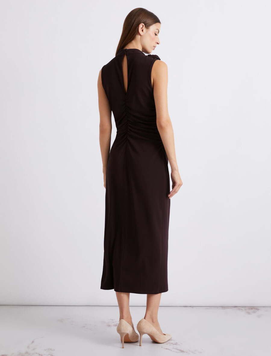 robe sans manches en jersey - violet foncé