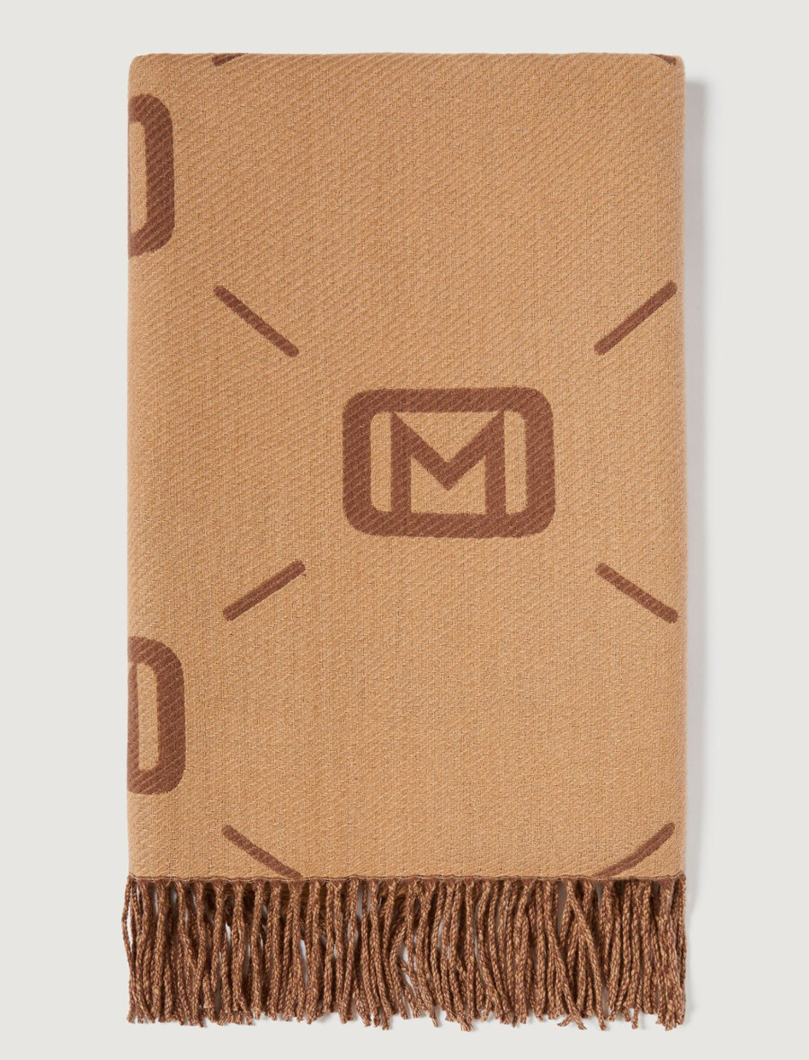 Écharpe double face - camel