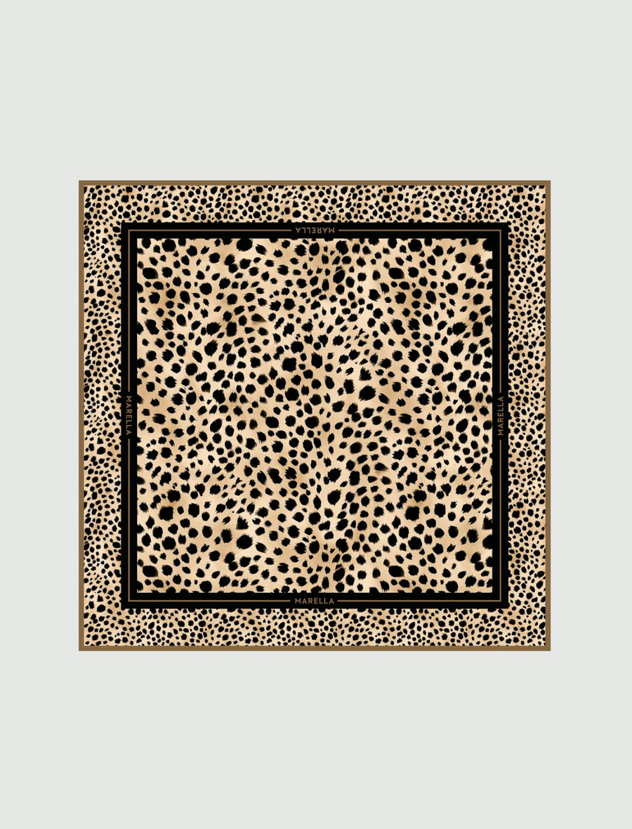 châle en laine - blanc