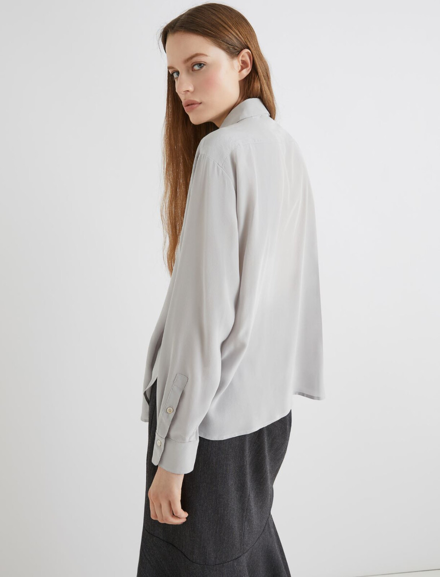 chemise en soie - perle