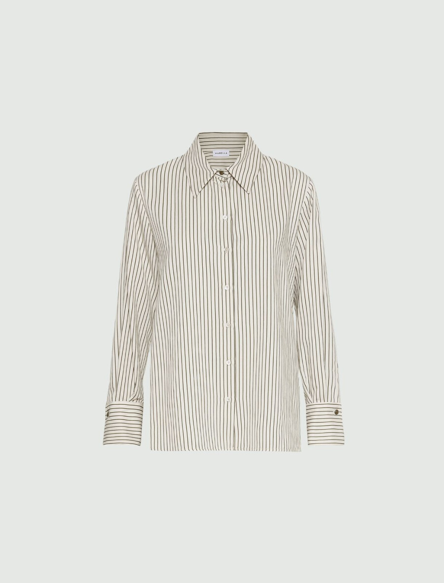 chemise en twill lavé - sage