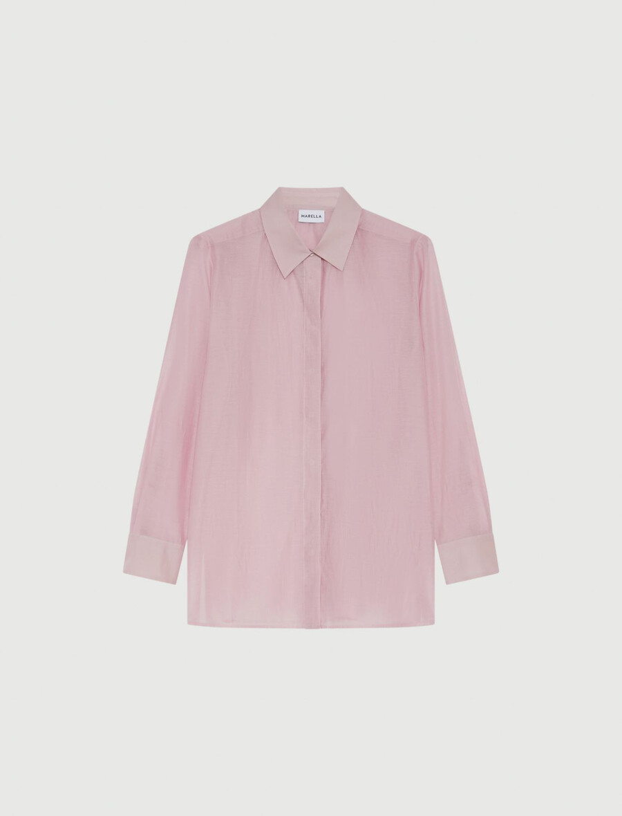 chemise en voile - rose