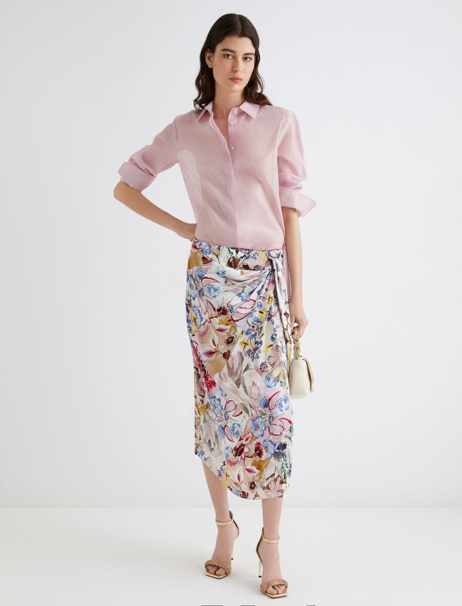 chemise en voile - rose