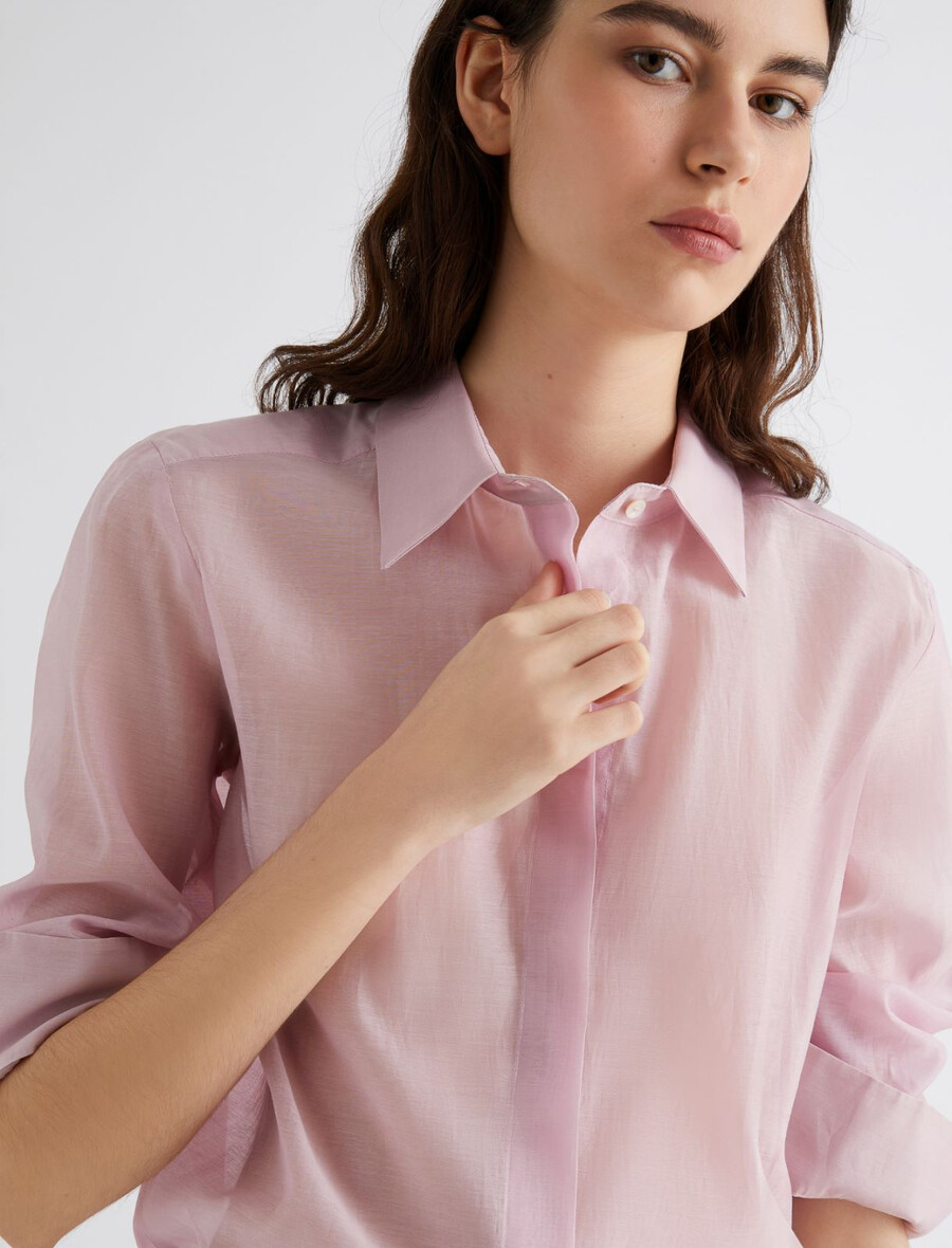 chemise en voile - rose