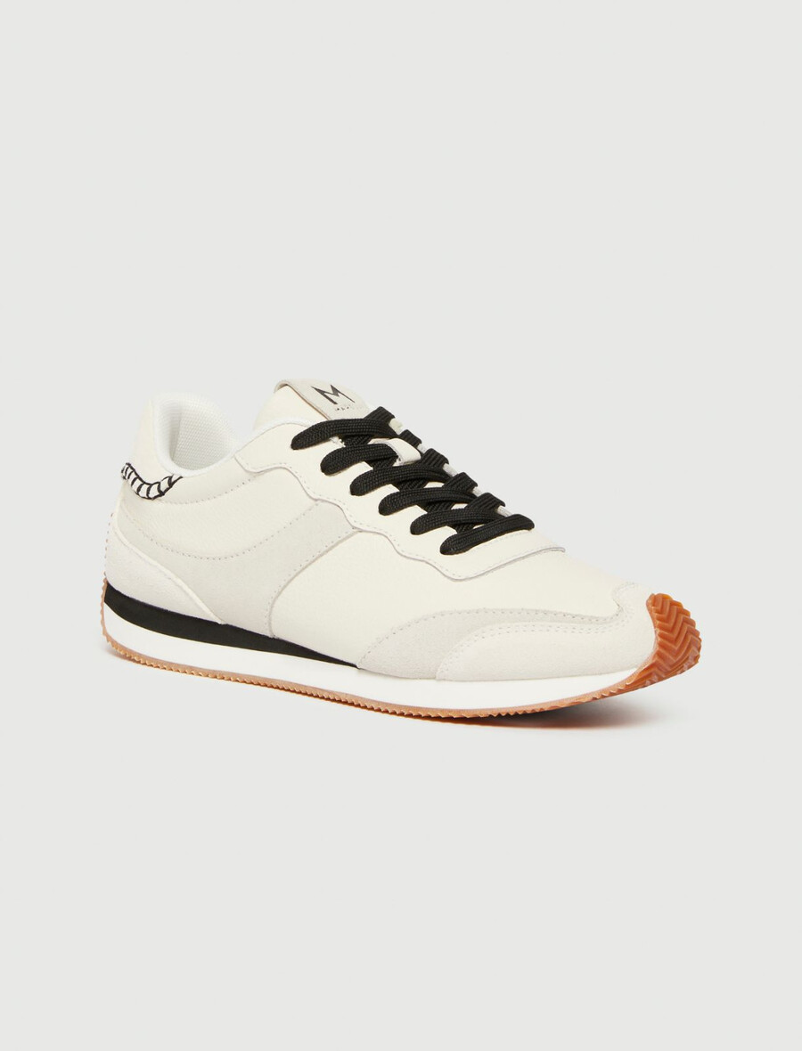 chaussures de course - blanches