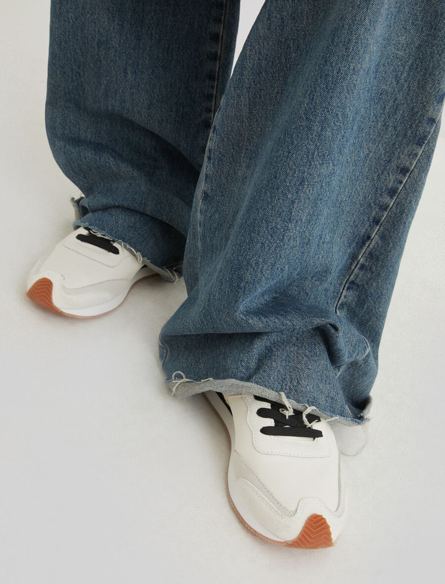 chaussures de course - blanches