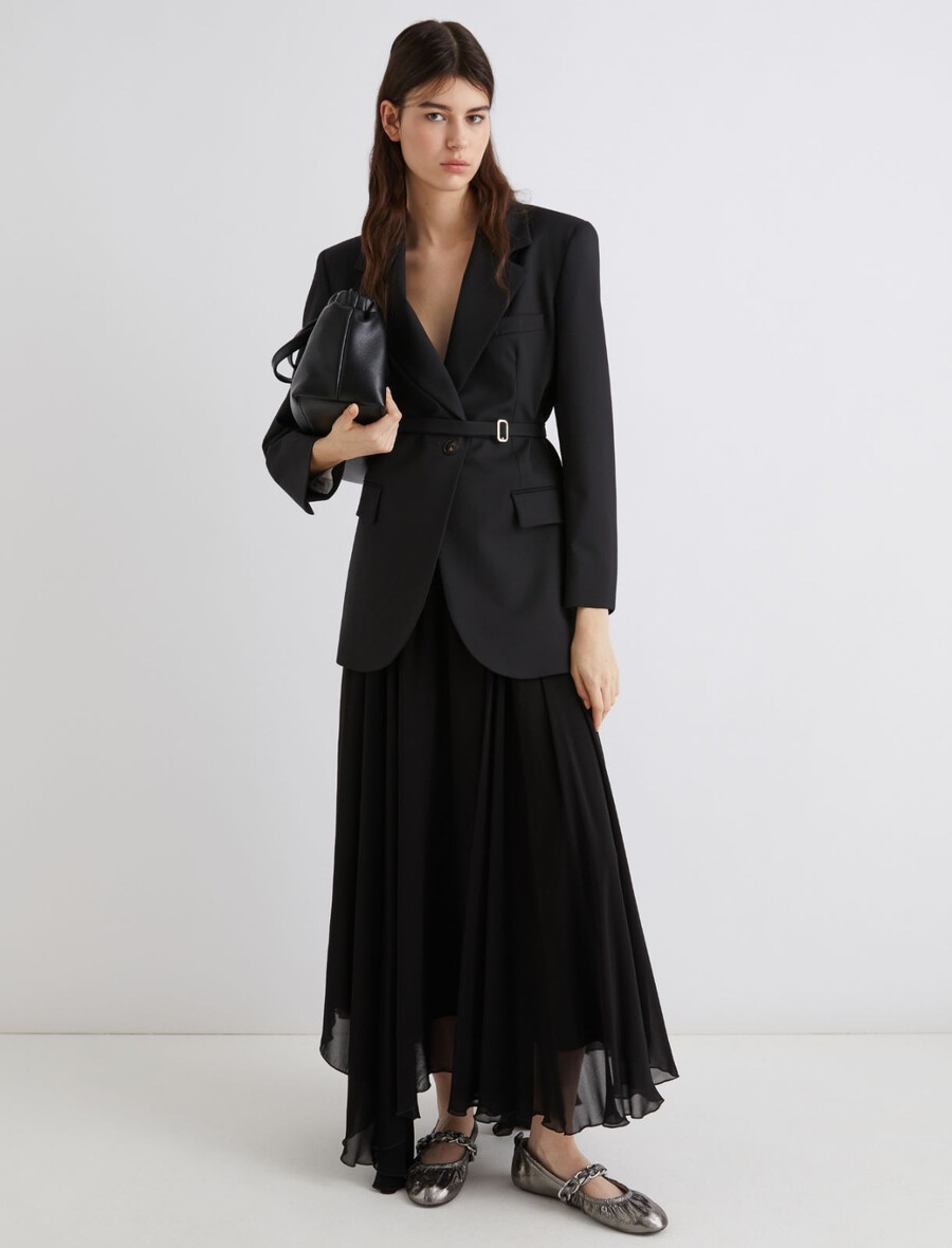 blazer stretch - noir