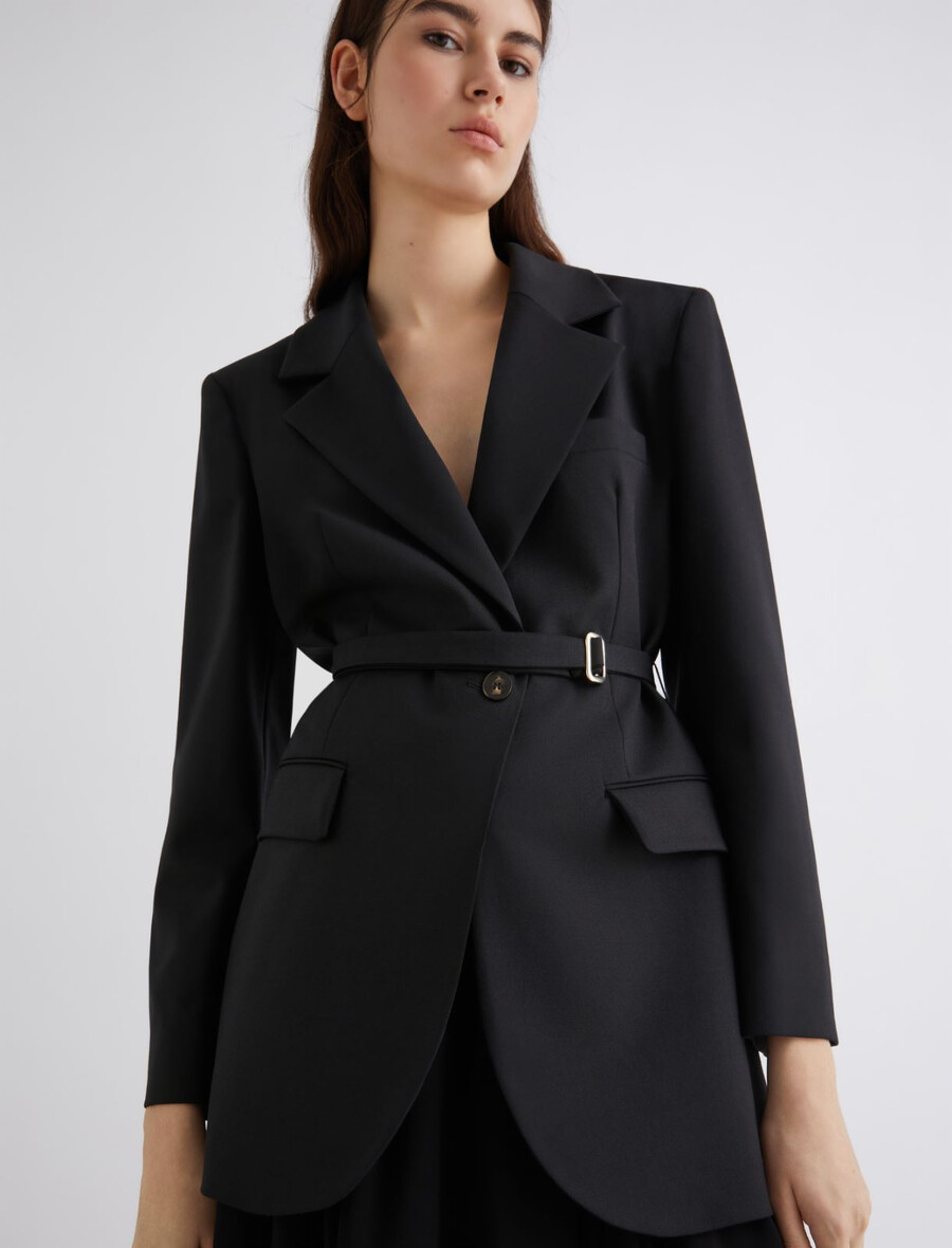 blazer stretch - noir