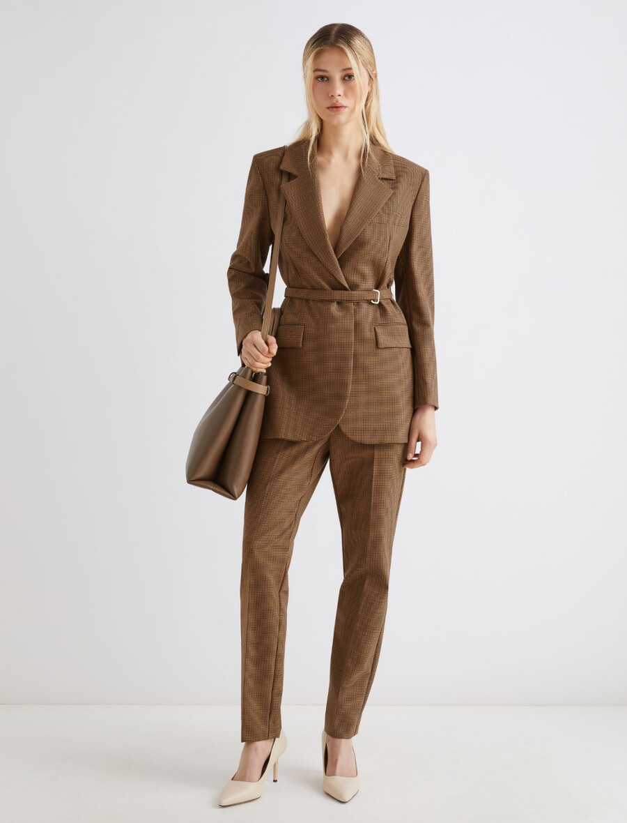 blazer stretch - camel