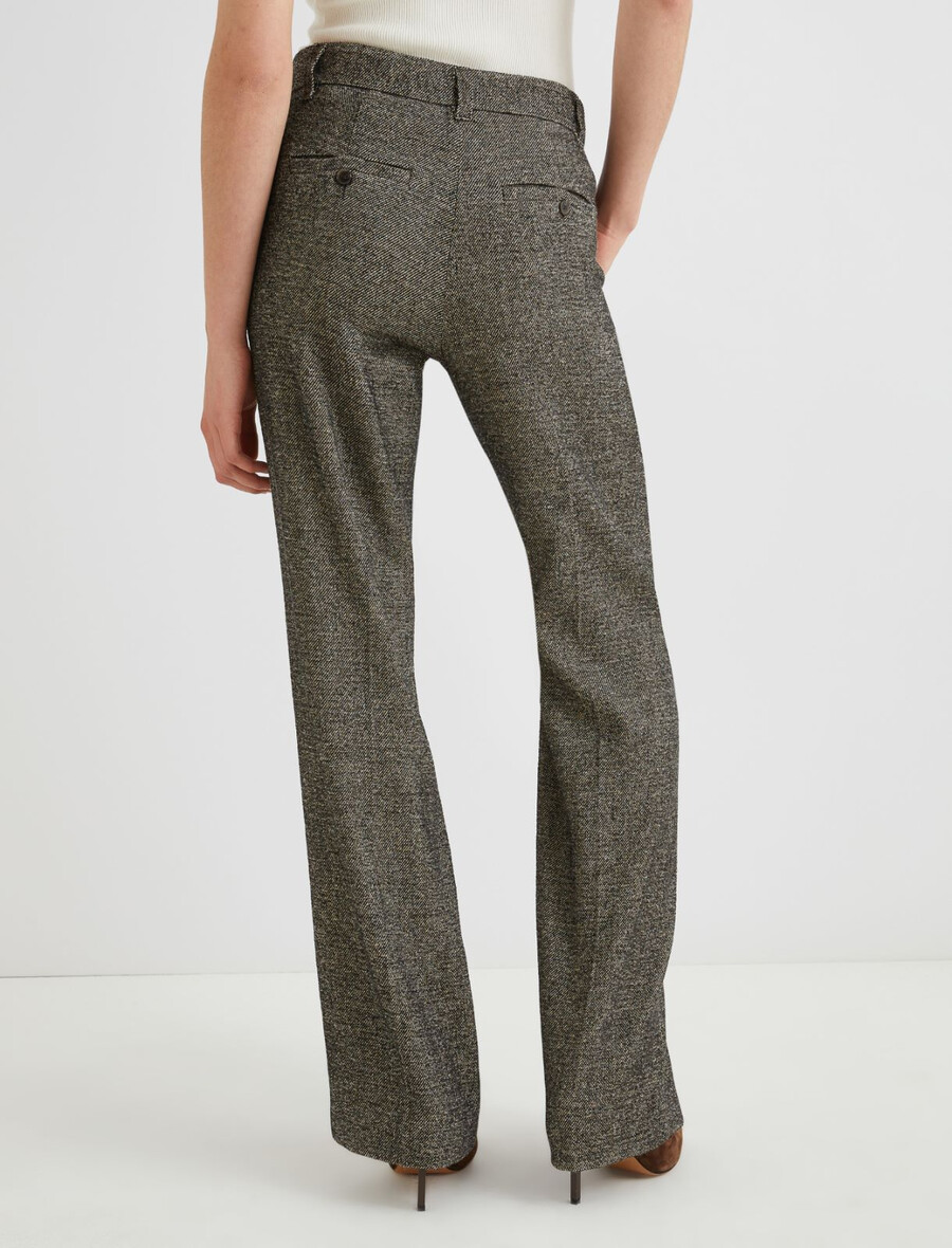 pantalon en tweed - marron