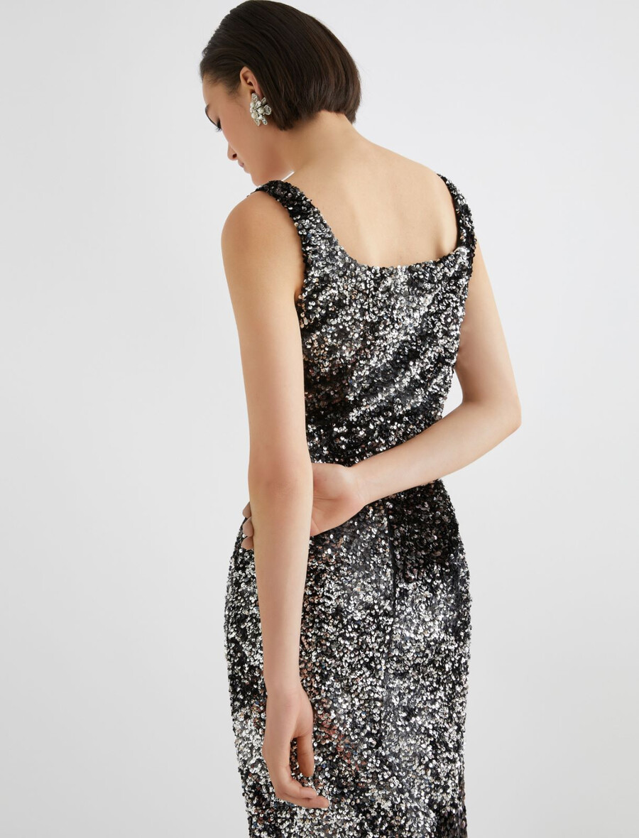 haut à sequins - gris