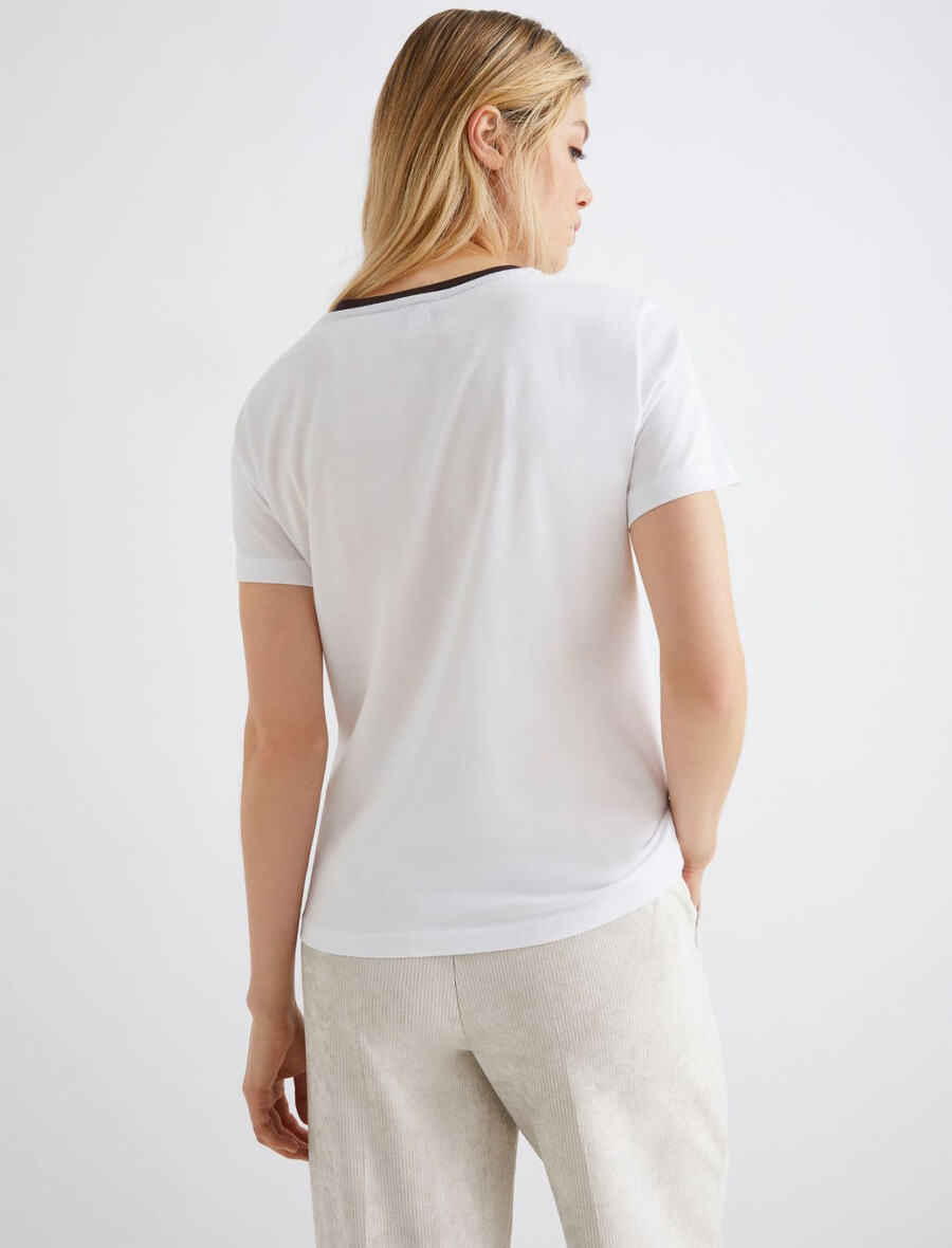 t-shirt imprimé - blanc optique